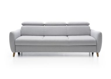 Hugo sofa 3F
szer.: 226 / wys.: 81 (96) / gł.: 99 cm
pow. spania: 190x125 cm