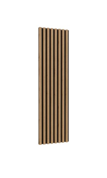 Celine – Lamele długie na panelu (dąb Wotan/czarny mat)
Szerokość: 51 cm
Wysokość: 179 cm
Głębokość: 7 cm